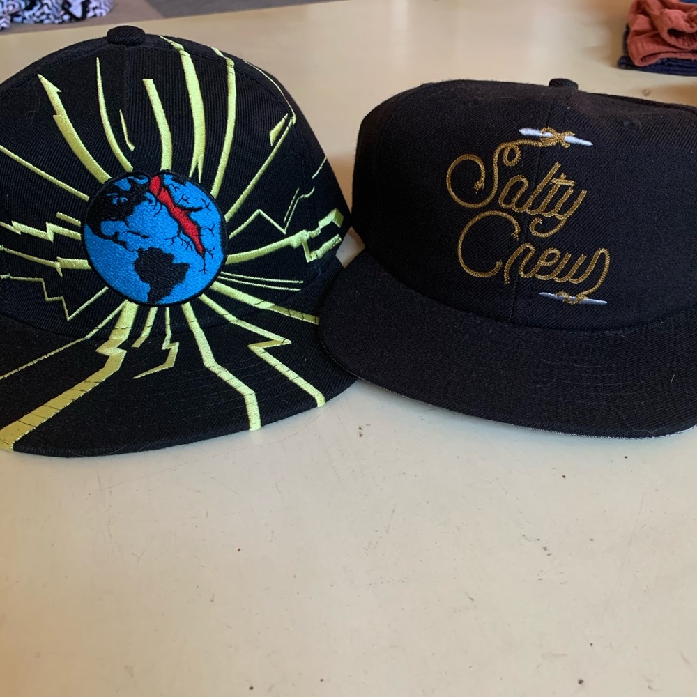 Men’s flatbill SnapBack skate hat bundle